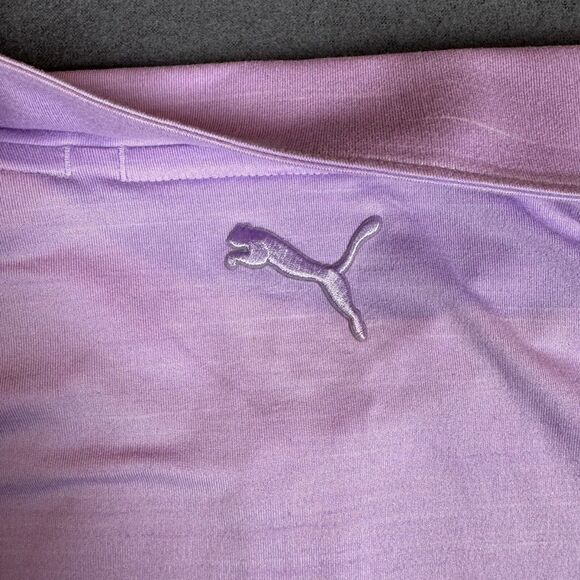 NWT PUMA Mens 2XL Cloudspun Pocket Polo Lupine Heather Purple Golf Shirt UPF 50+ - Picture 9 of 11